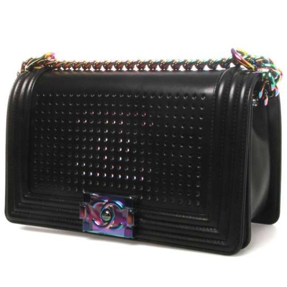 CHANEL Handbags - Authentic Chanel LED 2.0 Le Boy Flap Bag